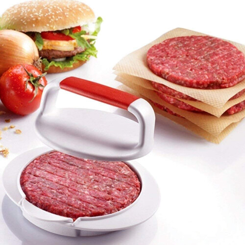 1 Pcs Plastic Burger Press Non Stick Burger Press, 4.5' Hamburger Press Patty Maker