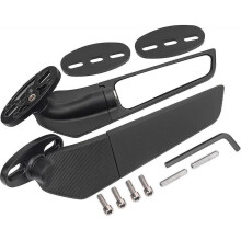 Modified Motorcycle Wing Rearview Mirrors Adjustable Rotating Side Mirrors Compatible Honda Cbr125r Cbr250r Cbr300r Cbr500r Cbr600f4 Cbr600f4i Cbr600r