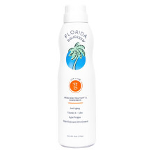 Spray resistente all'acqua con protezione solare SPF 15 Florida Squeezed|6oz|Conforme alla legge Vegan e Hawaii 104 Reef Act (senza ottinoxato e