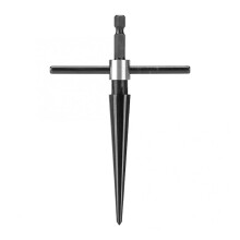 Bridge Pin Hole Handheld Reamer T Shape Tapered Hex Reamer for Taper Holes On Top of Planks Chamfering Screw Sinking Holes Reamer