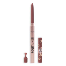 Revolution Beauty Pout Bomb Bombing Liner Rimpiccio di labbro Shaper di lunga durata con acido ialuronico e vitamina E vegana e nuda profonda senza c