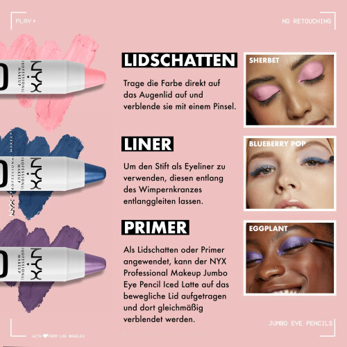 NYX Professional Makeup Crayon Augen JUMBO #Frosting 5 gr 2