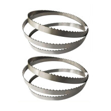 2pcs 1650x16x0.5mm Band Saw Blades 4 TPI Wood Cutting Saw Blades for Meat Beef Fish Ham Frozen Food Cutting