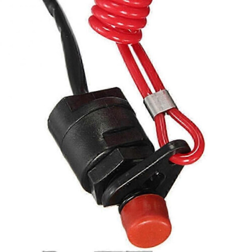 Boat Motor Emergency Kill Stop Switch for / Outboard Stop Kill Switch with Lanyard 2