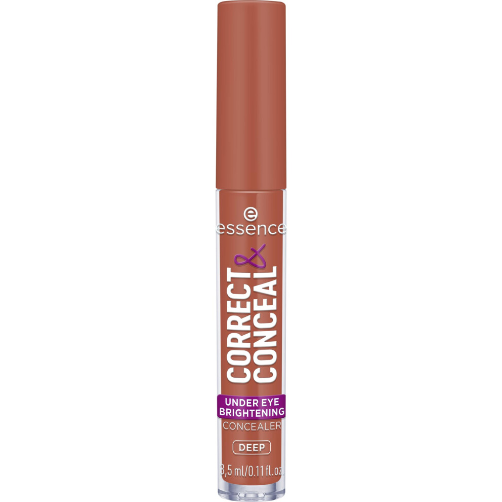 Essence Light/Dark | Correct & Conceal Under Eye Brightening Concealer | Easy Application Weight Buildable Infused With Aloe Vera | Vegan & Cruelty