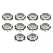 10Sets Motorcycle Oil Sump Drain Plug Bolt with Washer Strong Sealing for GY6 QMB139 157QMJ Engine