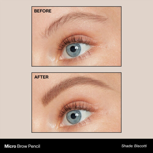 Lápiz de cejas Morphe Micro Dual - Lápiz de cejas retráctil de punta ultrafina 1