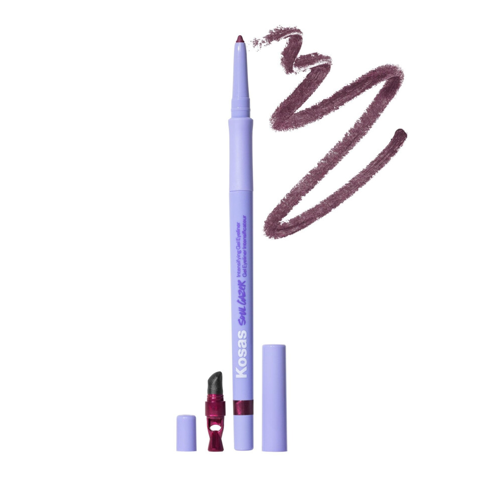 Kosas Soulgazer Gel Eyeliner (Bewitch) - Waterproof  Smudge-Proof Pen with Hyaluronic Acid - Retractable Eyeliner Pencil with Sharpener & Smudger-image-OPC-PHXPFY6-NEW