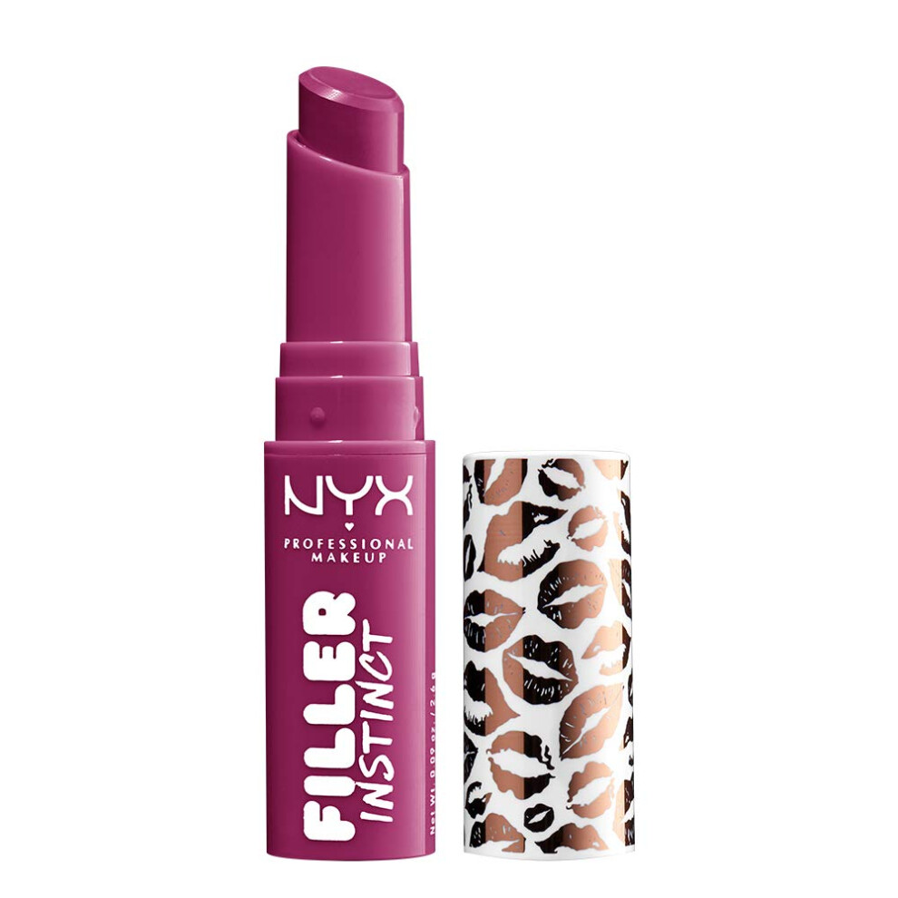 Nyx Professional Makeup Red Filler Instinct Plumping Lip Color Lip Balm - Bitten Pout (Berry )