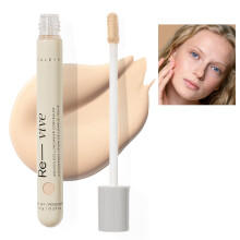 Haleys Weightless Longwear Concealer (justo - neutro) Re-vive Cobertura mdia a total Aderente, de configurao rpida, uso dirio, ocultao de