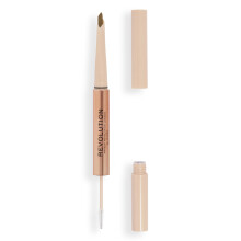 Revolution Beauty Fluffy Brow Filter Duo 2-in-1-Augenbrauenstift und Gel, verbessert und formt die Augenbrauen, vegan und tierversuchsfrei, Blond, 1