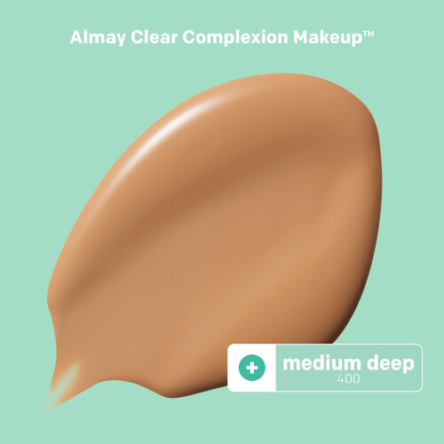 Almay, Clear Complexion Abdeckstift, 400 Mittel Dunkel, 0,3 fl oz (9 ml) 1