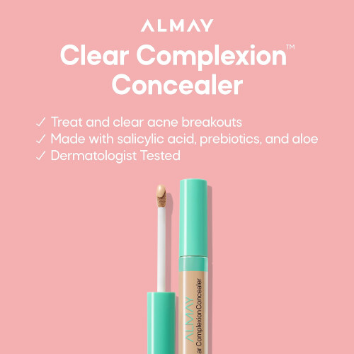 Almay, Clear Complexion Abdeckstift, 400 Mittel Dunkel, 0,3 fl oz (9 ml) 2