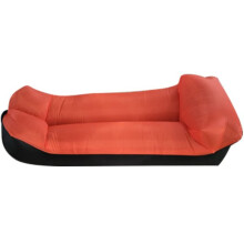 Inflatable Lounger Chair Outdoor Music Festival Air Sofa with Headrest, Camping Beach