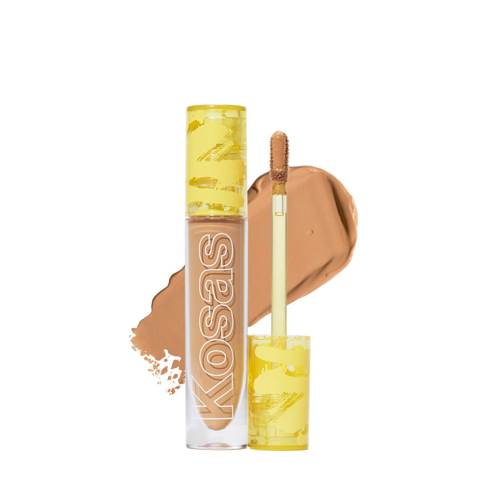 Kosas Dark Revealer Concealer - Medium Coverage Makeup With Hyaluronic Acid Conceals Circles Under Eyes Spots And Blemishes + Brightens H