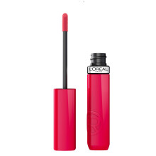 L'Oreal Paris Ufejlbarlig Lak Resistance Flydende Lbestift 16HR Langvarig Lip Makeup med laklignende glans og Zero Transfer 250 Pink Oulala