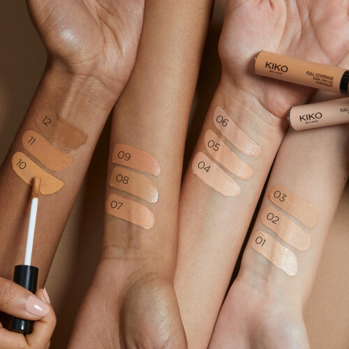 KIKO Milano Full Coverage Dark Circles Concealer 02 | Vysoce kryc tekut korektor na oblicej a ocn okol 1