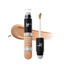 IT Cosmetics Bye Bye Korektor na ciemne plamy + serum rozjasniajace - 2% niacynamid Kwas hialuronowy i kofeina - Srednie krycie Naturalne wykonczenie