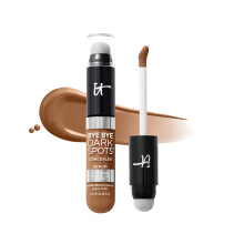 IT Cosmetics Bye Bye Dark Spots peitevoide + kirkastava seerumi - 2% niasiiniamidihyaluronihappoa & kofeiinia - keskipeittoinen luonnollinen viimeist
