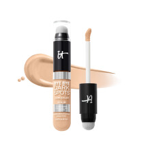 IT Cosmetics Bye Bye Korektor na ciemne plamy + serum rozjasniajace - 2% niacynamid Kwas hialuronowy i kofeina - Srednie krycie Naturalne wykonczenie