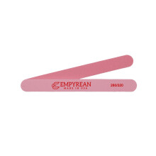 Empyrean Premium Nail Files | Made in USA | Fine 280/320 Extra Fine | Disinfectable Washable Reuseable | Pink Cushion File