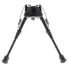 XLA Fixed Bipod with Adjustable Notched Legs and Slim Folding Design for Easy Transport, Rifle Stability, and Target Shooting