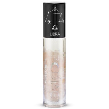 Blossom Lipgloss, Sternzeichen-Vanille-duftender Roll-on-Lipgloss, feuchtigkeitsspendend und feuchtigkeitsspendend, mit Sternzeichen-Kristallen, herg
