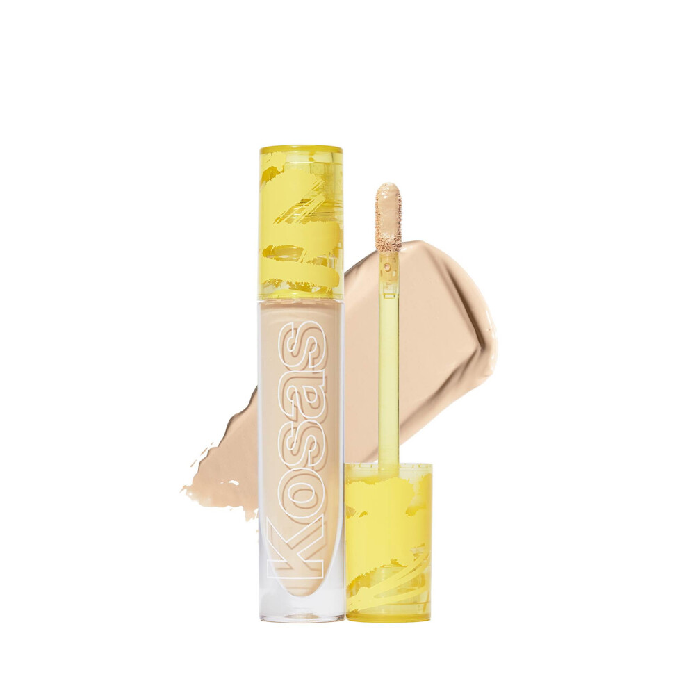 Kosas Dark Revealer Concealer - Medium Coverage Makeup With Hyaluronic Acid Conceals Circles Under Eyes Spots And Blemishes + Brightens H