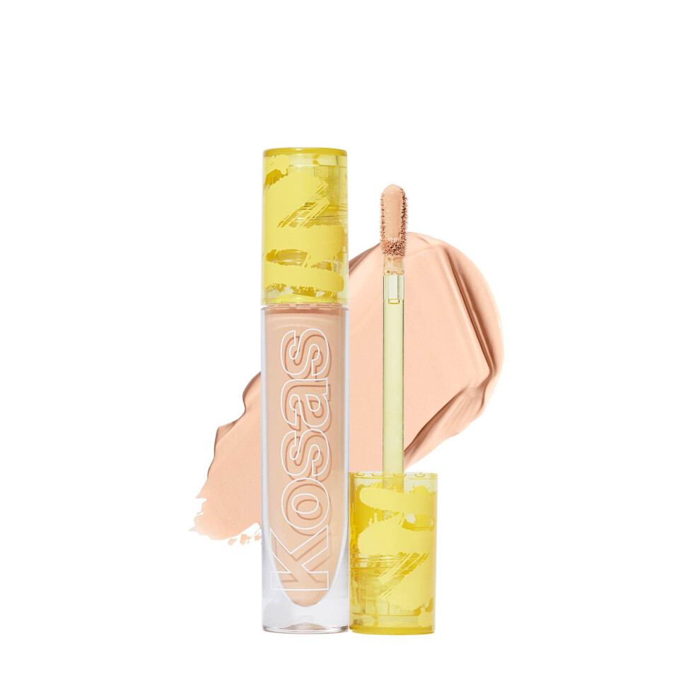 Kosas Dark Revealer Concealer - Medium Coverage Makeup With Hyaluronic Acid Conceals Circles Under Eyes Spots And Blemishes + Brightens H