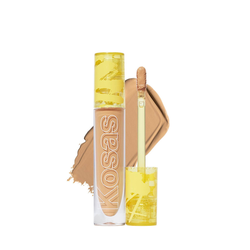 Kosas Dark Revealer Concealer - Medium Coverage Makeup With Hyaluronic Acid Conceals Circles Under Eyes Spots And Blemishes + Brightens H
