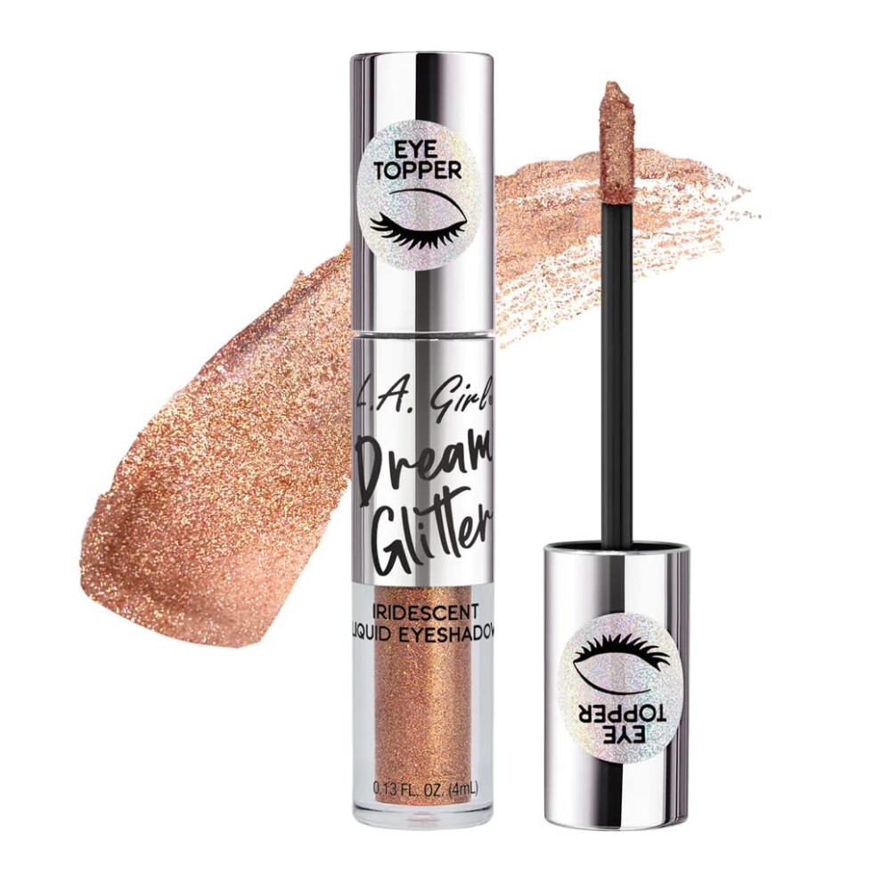 L.a. Girl Girls Gold L.a. Dream Glitter Liquid Eyeshadow Rose Ges99