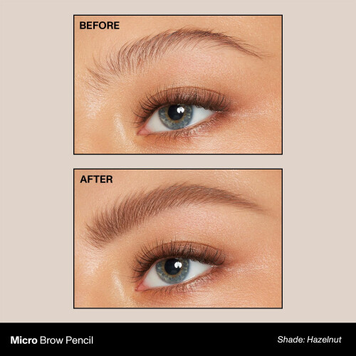 Lápiz de Cejas Dual Morphe Micro - Lápiz Retráctil de Punta Precisa para Cejas 1