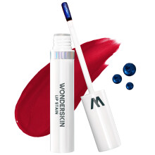 Wonderskin Wonder Blading Lip Stain Peel Off Masque - Long Lasting Waterproof and Transfer Proof Red Lip Tint Matte Finish Peel Off Makeup (Div