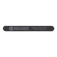 Beauty Secrets Grobe 100er Körnung Schwarze Nagelfeile
