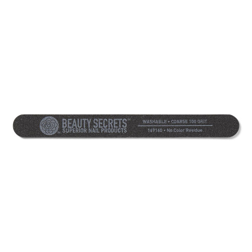 Beauty Secrets Grof 100 Grit Zwarte Vijl