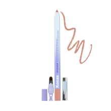 KOSAS Hotliner Retrattile Ripervella labbra con pennello e affilatura incorporato - Easy Contouring Idrating Idrating Longering - Texture cremosa pig