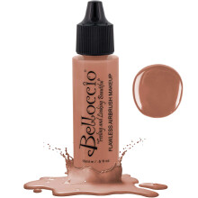 Eine halbe Unze Flasche Peachy Keen Blush (#BB101) Belloccio's Professional Flawless Airbrush Makeup (Wrmen Sie Ihre Wangen mit Pfirsich)