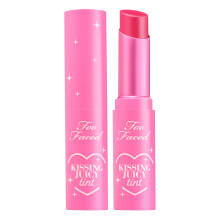 Too Faced Kyssing Juicy Tint | Fugtgivende lbefarve med Color + Shine Strawberry Frosting