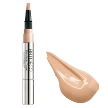 ARTDECO Perfect Teint Concealer - Light Ivory N06 - Light-Reflecting Concealer with Brush Applicator - No Signs of Tiredness - Medium Coverage -