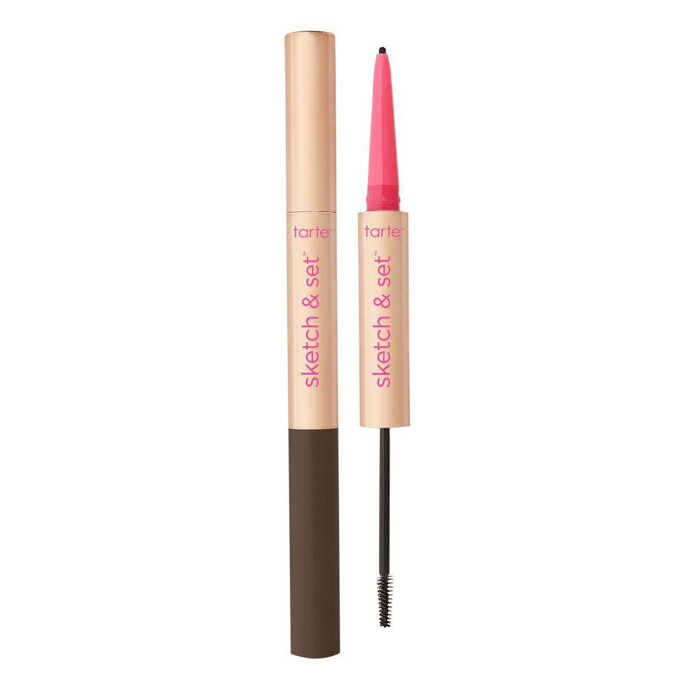 Tarte Cosmetics Black,Brown Tarte Big Ego Sketch And Set Brow Pencil And Tinted Gel - Black Brown - Full Size