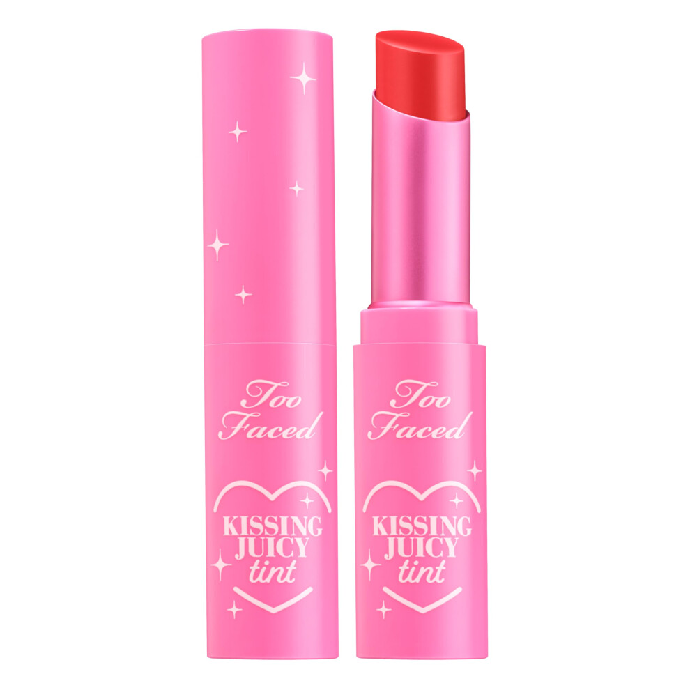 Too Faced Kissing Juicy Tint | Hydrating Lip Tint With Color + Shine Sour Watermelon
