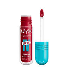 NYX PROFESSIONAL MAKEUP Lip IV S   rum brillant hydratant, Rouge     l   vres hydratant 12 heures - Brillant     l   vres Red-y Set Wet Red
