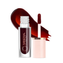 Mineral Fusion 2 em 1 Lip & Cheek Stain Merlot 0,10 fl oz Deep Cherry Red hidratante de longa durao fosco para lbios e bochechas