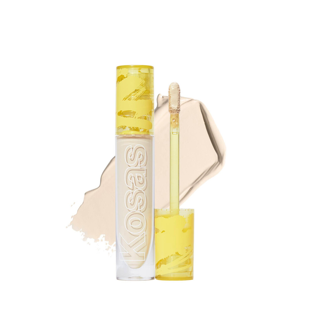 Kosas Dark Revealer Concealer - Medium Coverage Makeup With Hyaluronic Acid Conceals Circles Under Eyes Spots And Blemishes + Brightens H