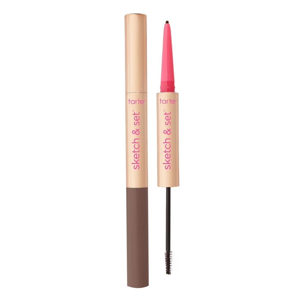 Tarte Cosmetics Brown Tarte Big Ego Sketch And Set Brow Pencil And Tinted Gel - Medium Cool - Full Size