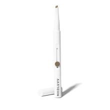 MADLUVV Exacto Brow Pencil for Flawless Long Lasting Realistic Brows with Dual-Ended Design Featuring Retractable Blade Tip for Precise Hair Li