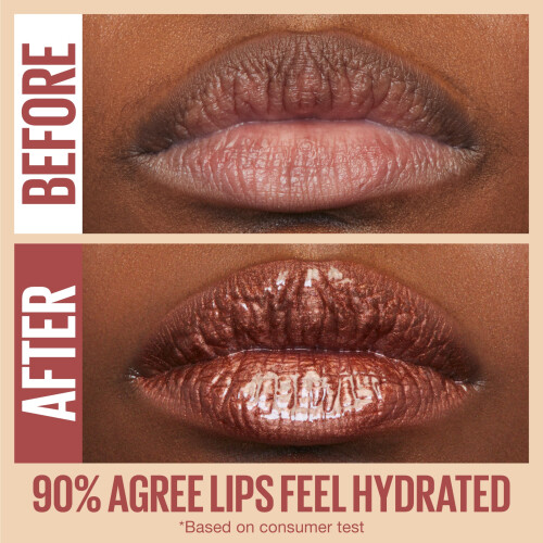 Maybelline Lucidalabbra glossa idratante in lucentezza maybelline con acido ialuronico alto lucente 2