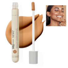 HALEYS Weightless Longwear Concealer (Medium Dark  Cool) Re-vive Concealer mit mittlerer bis voller Deckkraft, haftender Concealer fr ganztgiges T