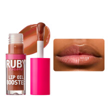 Ruby Kisses Lip Oil Booster, feuchtigkeitsspendender Lipgloss mit nhrender natrlicher lmischung, Jumbo-Stab fr einfaches Auftragen, nicht klebend