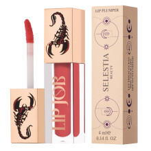 Selestia Beauty Lip Plumper Gloss - Labbro Gloss - Glossy Finitura Idratante e levigatura Formula 0.14 FL Oz (Tickle Temptation)